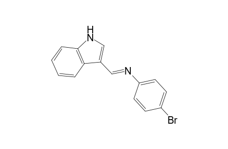 4-Bromo-N-[(E)-1H-indol-3-ylmethylidene]aniline