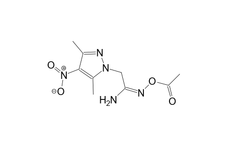 (1E)-N'-(acetyloxy)-2-(3,5-dimethyl-4-nitro-1H-pyrazol-1-yl)ethanimidamide