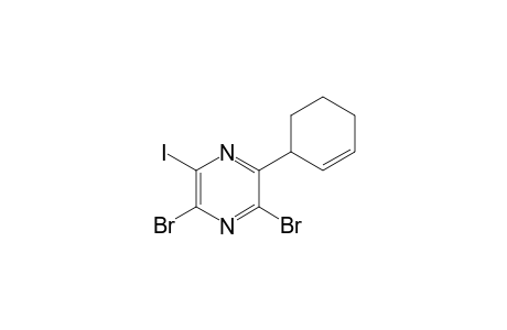 2,6-Dibromo-3-(cyclohex-2-en-1-yl)-5-iodopyrazine