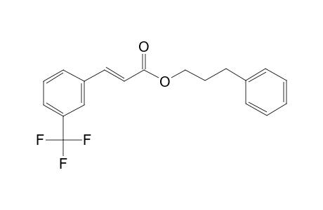 3-Phenylpropyl (2E)-3-[3-(trifluoromethyl)phenyl]-2-propenoate