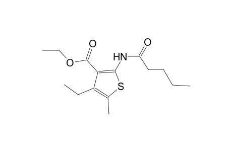 ethyl 4-ethyl-5-methyl-2-(pentanoylamino)-3-thiophenecarboxylate