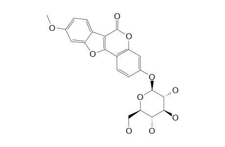 LICOAGROSIDE-C;3-BETA-D-GLUCOPYRANOSYL-9-METHOXYCOUMESTAN