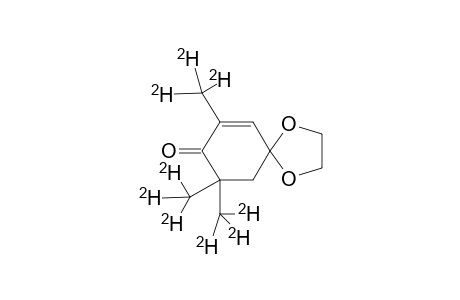 4,4-ETHYLENEDIOXY-2,6,6-TRI-(D(3)-METHYL)-CYClOHEX-2-ENONE