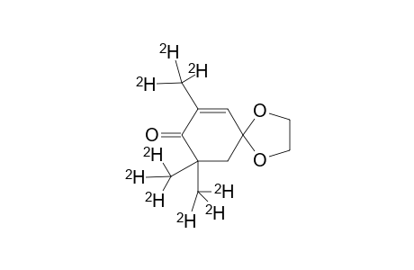 4,4-ETHYLENEDIOXY-2,6,6-TRI-(D(3)-METHYL)-CYClOHEX-2-ENONE