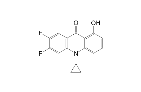 10-Cyclopropyl-6,7-difluoro-1-hydroxyacridin-9(10H)-one