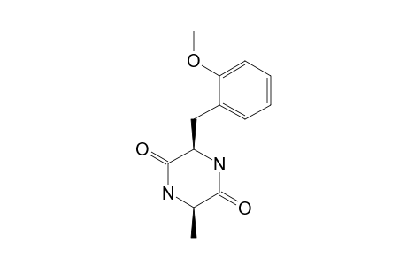 3S-(2-METHOXY-BENZYL)-6S-METHYL-PIPERAZINE-2,5-DIONE