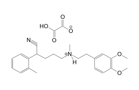 4-cyano-N-(3,4-dimethoxyphenethyl)-N-methyl-4-(o-tolyl)butan-1-aminium carboxyformate