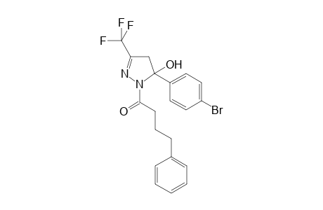 1-[5-(4-bromophenyl)-5-hydroxy-3-(trifluoromethyl)-2-pyrazolin-1-yl]-4-phenyl-butan-1-one