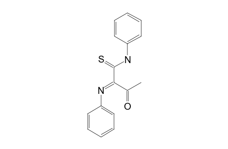 3-OXO-N-PHENYL-2-PHENYLIMINO-THIOBUTYRAMIDE