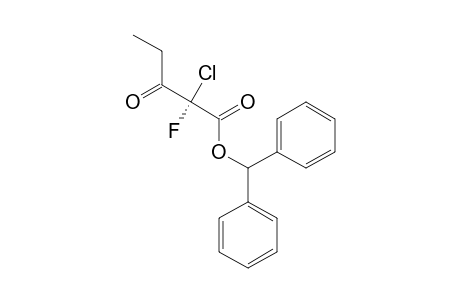 DIPHENYLMETHYL-2-CHLORO-2-FLUORO-3-OXOPENTANOATE