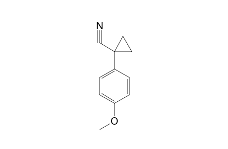 1-(p-methoxyphenyl)cyclopropanecarbonitrile