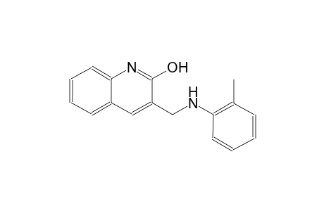 3-(2-toluidinomethyl)-2-quinolinol