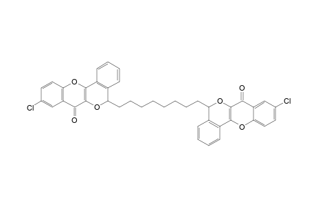 9-chloro-5-[8-(9-chloro-7-oxo-5H-isochromeno[4,3-b]chromen-5-yl)octyl]-5H-isochromeno[4,3-b]chromen-7-one