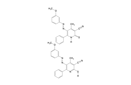 1,2-DIHYDRO-5-[(m-METHOXYPHENYL)AZO]-4-METHYL-6-PHENYL-2-THIOXONICOTINONITRILE