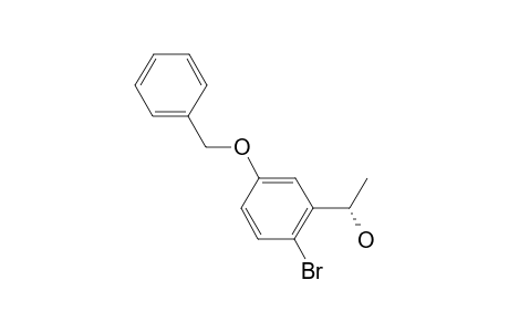 (S)-1-(5-BENZYLOXY-2-BROMOPHENYL)-ETHANOL
