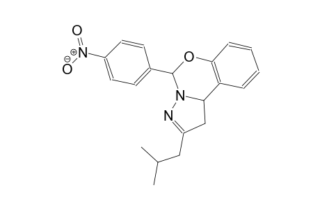 2-isobutyl-5-(4-nitrophenyl)-1,10b-dihydropyrazolo[1,5-c][1,3]benzoxazine