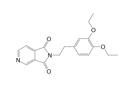 1H-Pyrrolo[3,4-c]pyridine-1,3(2H)-dione, 2-[2-(3,4-diethoxyphenyl)ethyl]-