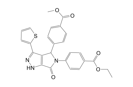 ethyl 4-{1-[4-(methoxycarbonyl)phenyl]-3-oxo-6-(thiophen-2-yl)-1H,2H,3H,4H-pyrrolo[3,4-c]pyrrol-2-yl}benzoate