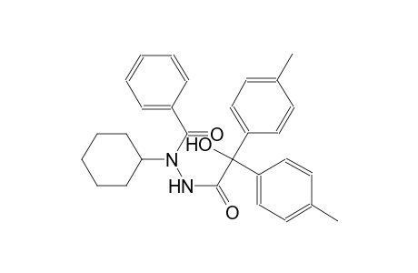 N-cyclohexyl-N'-{hydroxy[bis(4-methylphenyl)]acetyl}benzohydrazide