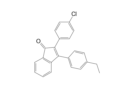 2-(4-Chlorophenyl)-3-(4-ethylphenyl)-1H-inden-1-one
