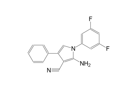 1H-pyrrole-3-carbonitrile, 2-amino-1-(3,5-difluorophenyl)-4-phenyl-