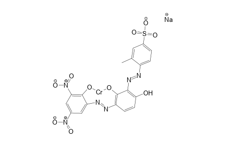 Picramic acid(1)(ac)->resorcin<-(2)4-amino-m-toluolsulfonic acid/Cr complex