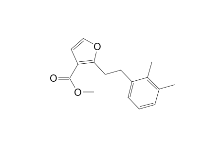 3-Furancarboxylic acid, 2-[2-(2,3-dimethylphenyl)ethyl]-, methyl ester