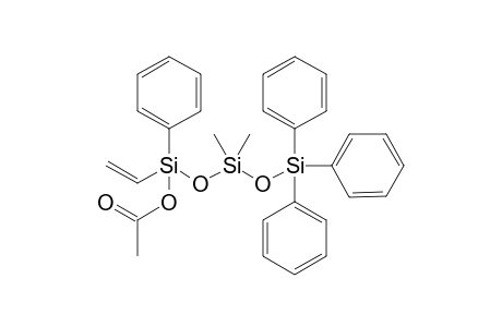 1-acetoxy-3,3-dimethyl-1,5,5,5-tetraphenyl-1-vinyltrisiloxane
