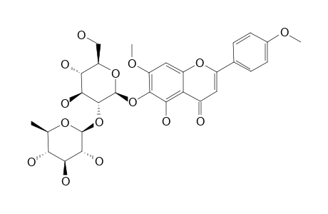 7,4'-O-DIMETHYL-SCUTELLAREIN-6-NEOHESPERIDOSIDE