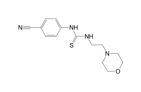 N-(4-cyanophenyl)-N'-[2-(4-morpholinyl)ethyl]thiourea