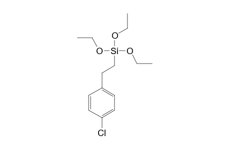 1-TRIETHOXYSILYL-2-(4-CHLOROPHENYL)-ETHANE;BETA-ISOMER