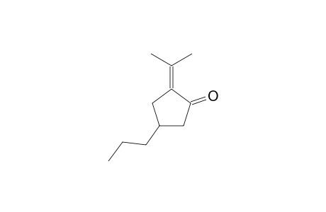 2-(Propan-2-ylidene)-4-propylcyclopentan-1-one