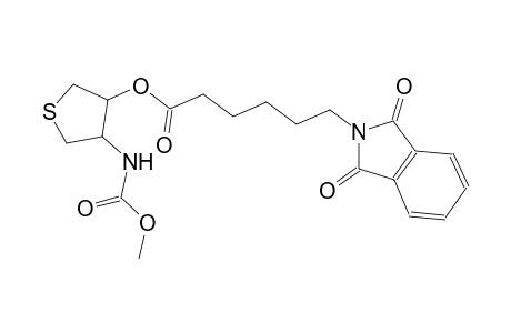 1H-isoindole-2-hexanoic acid, 2,3-dihydro-1,3-dioxo-, tetrahydro-4-[(methoxycarbonyl)amino]-3-thienyl ester