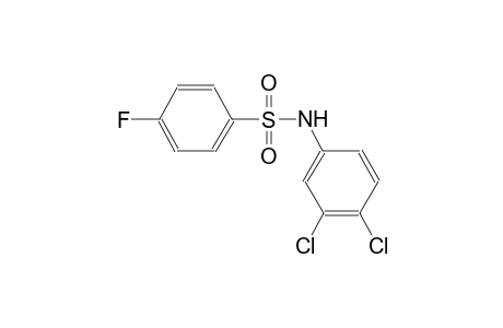 N-(3,4-dichlorophenyl)-4-fluorobenzenesulfonamide