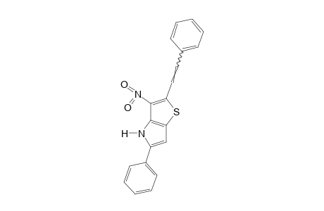 3-NITRO-5-PHENYL-2-STYRYL-4H-THIENO[3,2-b]PYRROLE