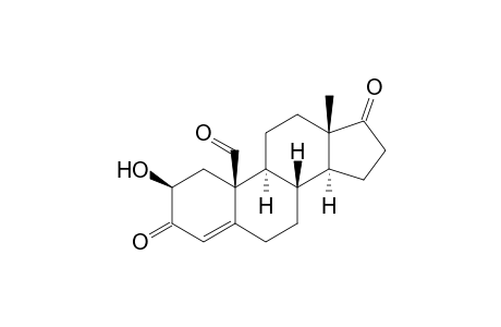 (2S,8R,9S,10S,13S,14S)-13-methyl-2-oxidanyl-3,17-bis(oxidanylidene)-2,6,7,8,9,11,12,14,15,16-decahydro-1H-cyclopenta[a]phenanthrene-10-carbaldehyde