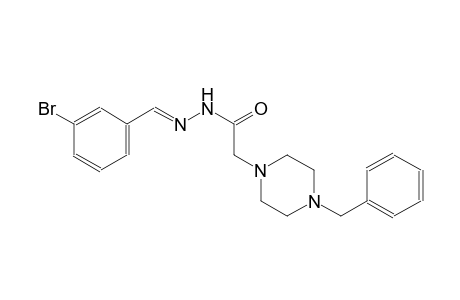 1-piperazineacetic acid, 4-(phenylmethyl)-, 2-[(E)-(3-bromophenyl)methylidene]hydrazide