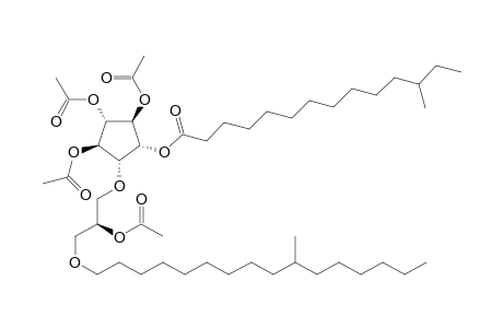 [(1R,2R,3S,4R,5R)-2,3,4-triacetoxy-5-[(2S)-2-acetoxy-3-(10-methylhexadecoxy)propoxy]cyclopentyl] 12-methyltetradecanoate