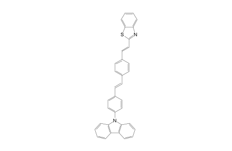 2-[(E)-2-[4-[(E)-2-(4-carbazol-9-ylphenyl)ethenyl]phenyl]ethenyl]-1,3-benzothiazole