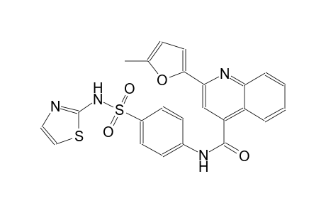 2-(5-methyl-2-furyl)-N-{4-[(1,3-thiazol-2-ylamino)sulfonyl]phenyl}-4-quinolinecarboxamide