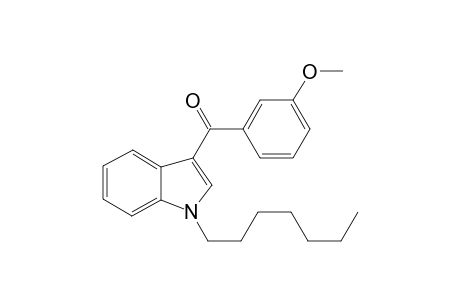 1-n-Heptyl-3-(3-methoxybenzoyl)indole