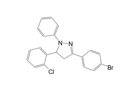 3-(4-bromophenyl)-5-(2-chlorophenyl)-1-phenyl-4,5-dihydro-1H-pyrazole