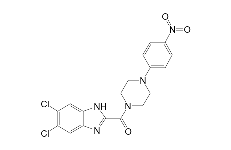 5,6-Dichloro-2-{[4-(4-nitrophenyl)piperazin-1-yl]carbonyl}-1H-benzimidazole