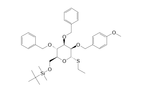 ETHYL-3,4-DI-O-BENZYL-2-O-PARA-METHOXYBENZYL-6-O-TERT.-BUTYLDIMETHYLSILYL-1-THIO-ALPHA-D-MANNOPYRANOSIDE