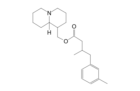 (1R,9aR)-octahydro-2H-quinolizin-1-ylmethyl 3-methyl-4-(3-methylphenyl)butanoate