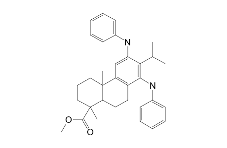 Methyl 12,14-bis[phenylamino]-dehydroabietate