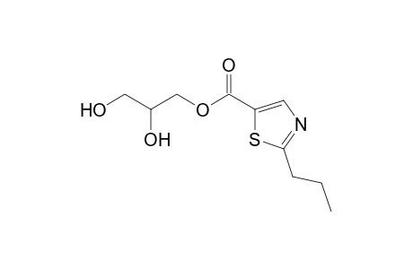 2-propyl-5-thiazolecarboxylic acid, 2,3-dihydroxypropyl ester