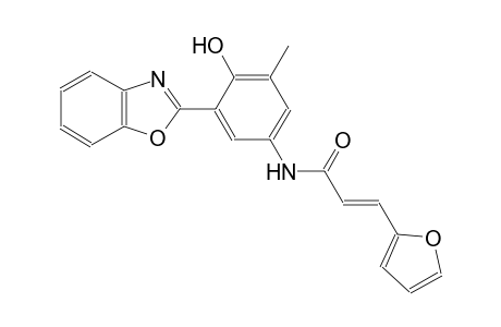 2-propenamide, N-[3-(2-benzoxazolyl)-4-hydroxy-5-methylphenyl]-3-(2-furanyl)-, (2E)-
