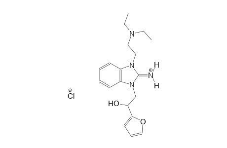 1-[2-(diethylamino)ethyl]-3-[2-(2-furyl)-2-hydroxyethyl]-1,3-dihydro-2H-benzimidazol-2-iminium chloride