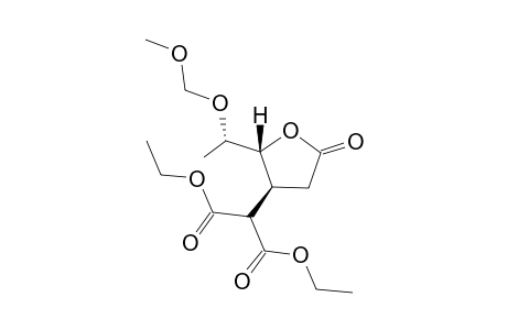 (4S,5R,1'S)-4-Di(ethoxycarbonyl)methyl-5-[1'-((methoxy)methoxy)ethyl]-2(5H)-furanone